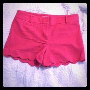 Scalloped shorts from the LOFT